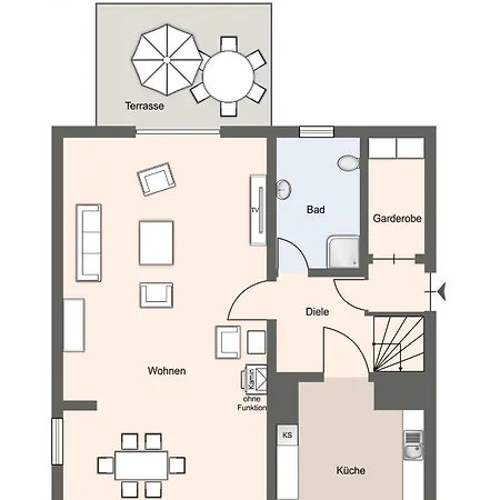 Ferienhaus Et Gah Uns Wohl *
